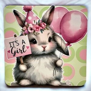 Handmade Baby Girl Greeting Card